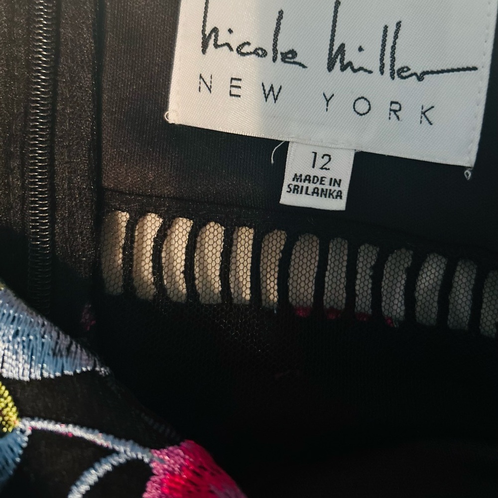 Nicole Miller Floral Sundress V-Neck - Picture 3 of 6